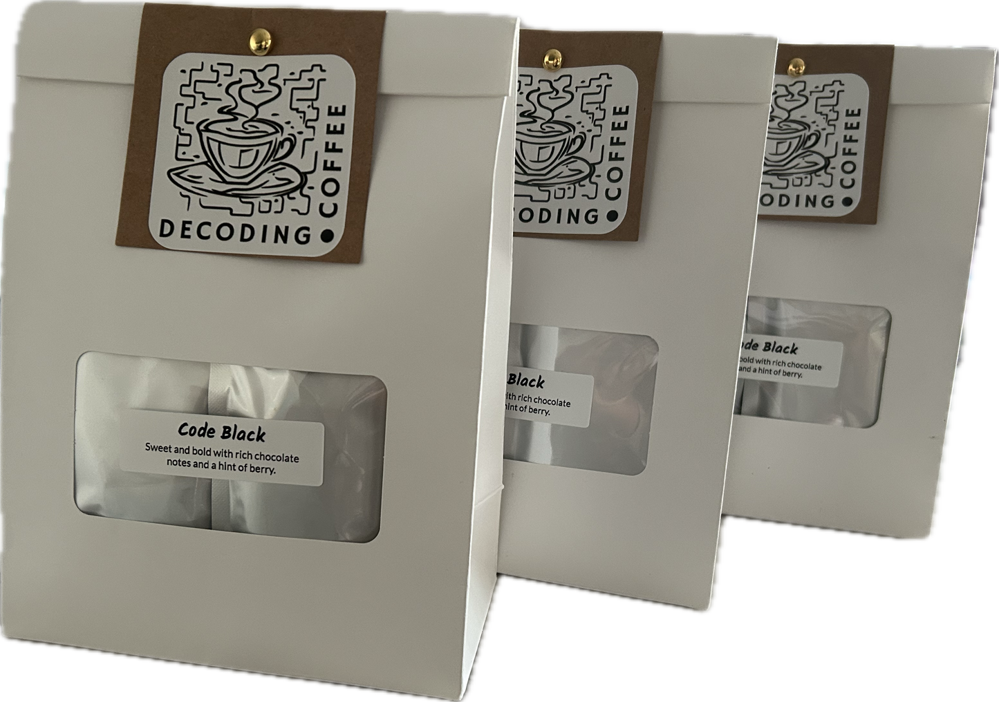 Single use coffee pack - Code Merge - Bulk (10) - Decoding Coffee