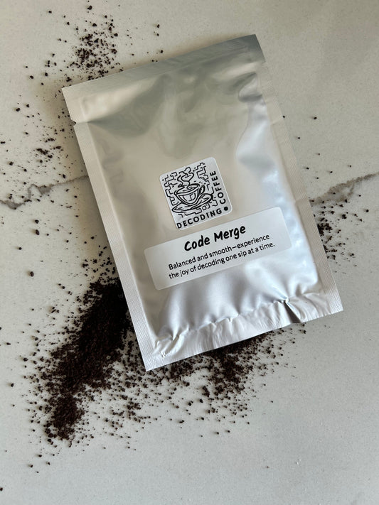 Single use coffee pack - Code Merge - Bulk (10) - Decoding Coffee